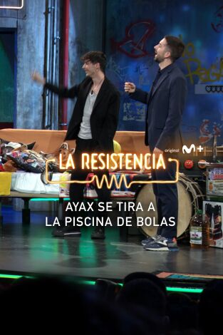 Lo + de los invitados. T(T7). Lo + de los... (T7): Ayax se lanza a la piscina de bolas 13.03.24