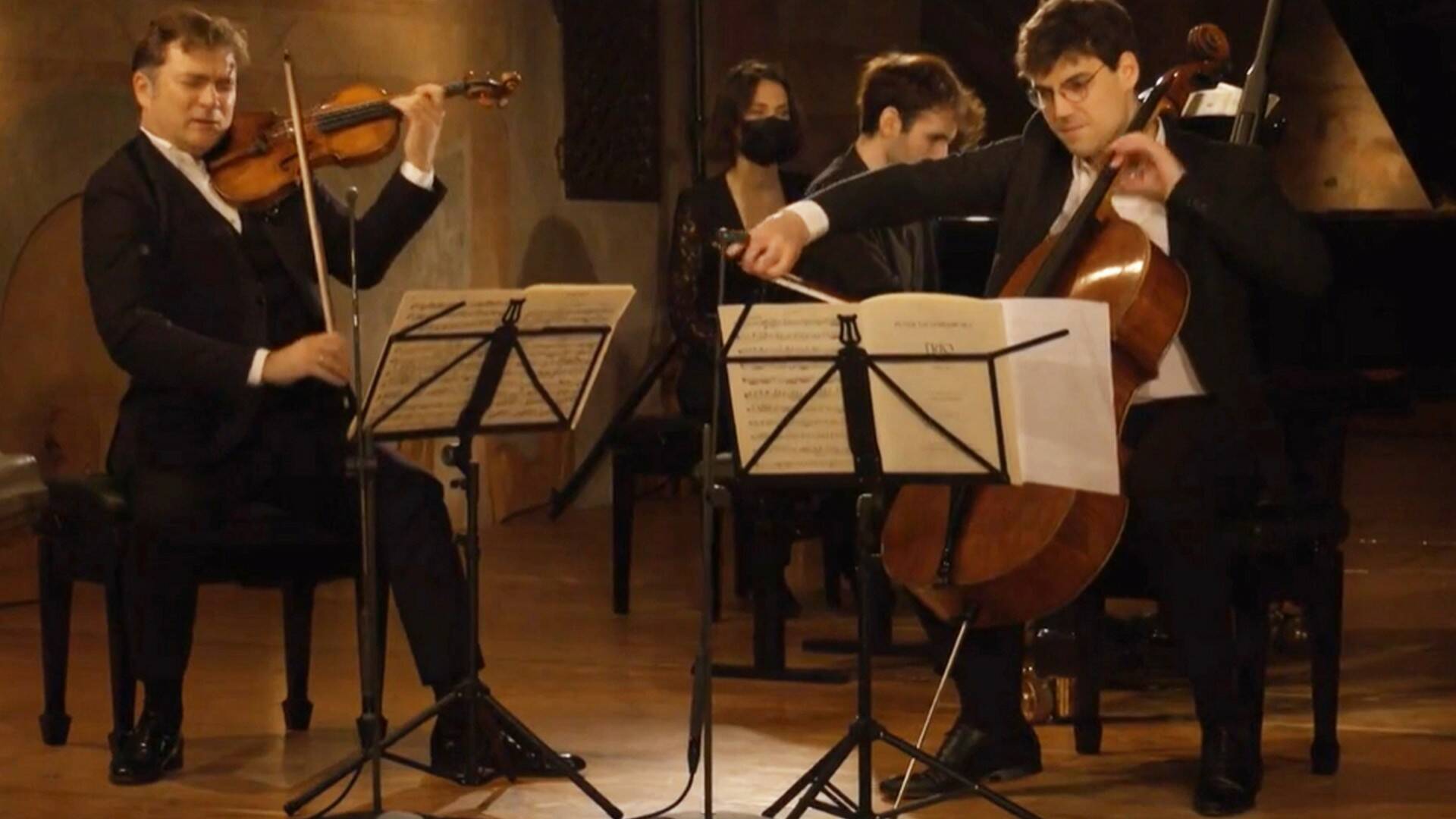 Sommets Musicaux... (T2021): Renaud Capuçon, Alexandre Kantorow y Victor Julien-Laferrière: Chaikovski