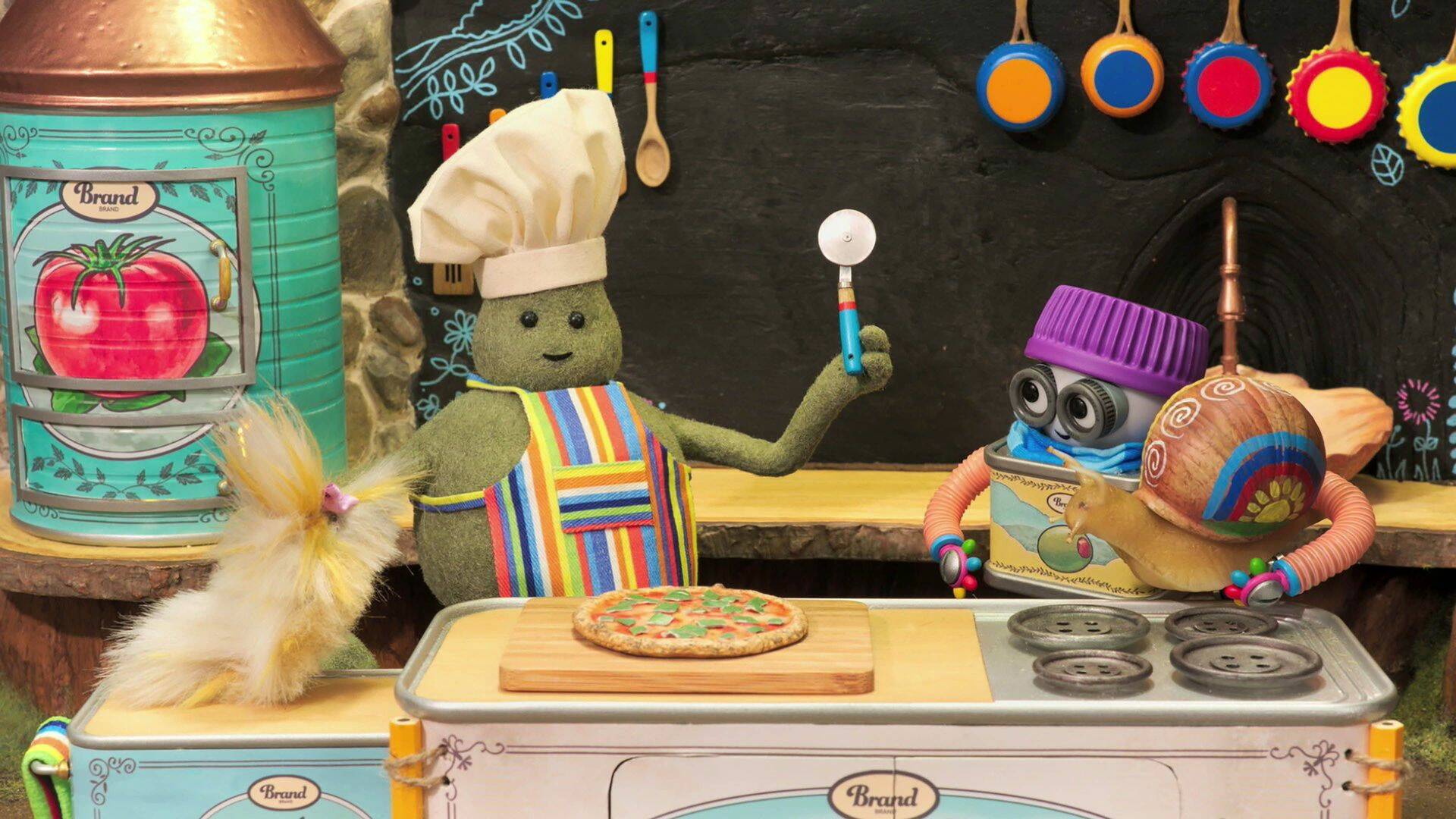 The Tiny Chef Show (T1): Galletas de arándanos; Salteado de guisantes dulces