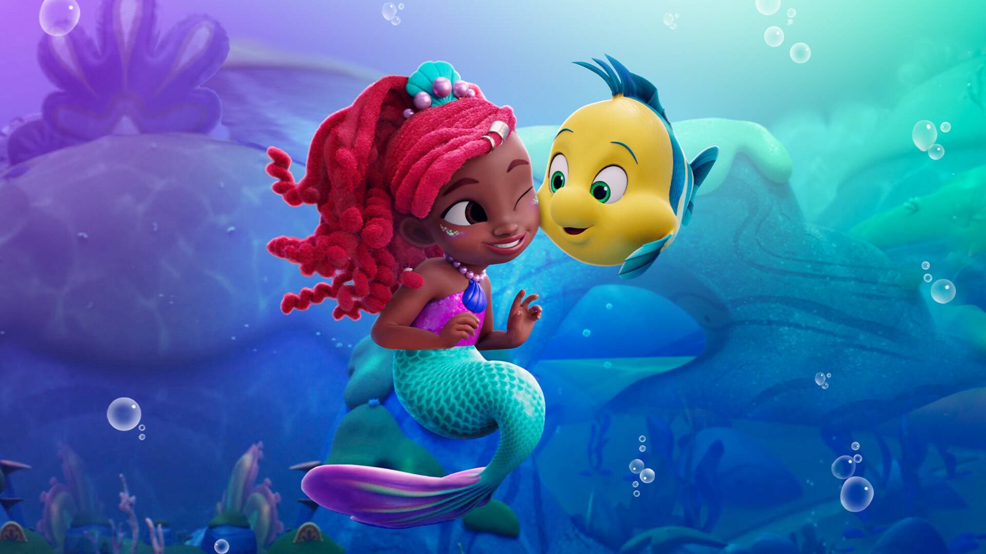 Disney Junior Ariel (T1): La canguro de sepias / Flounder el líder