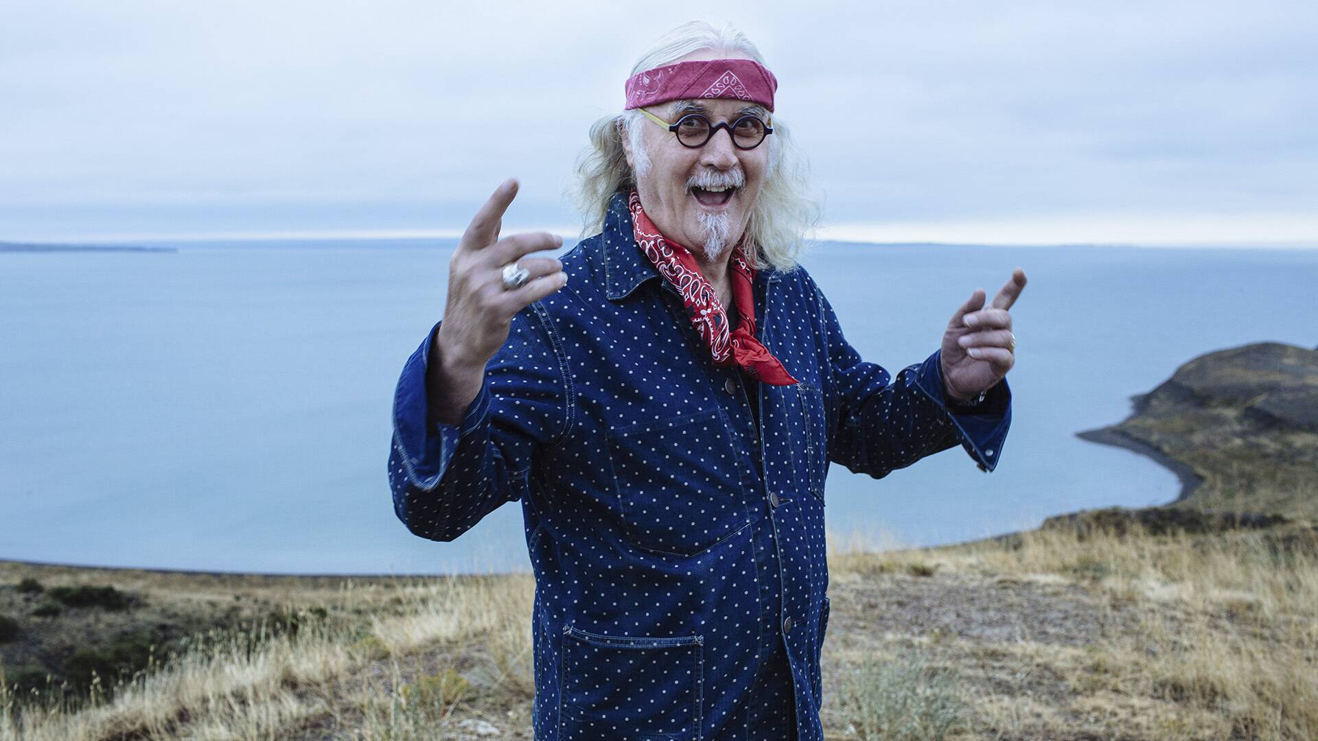 Billy Connolly en tren por Estados Unidos