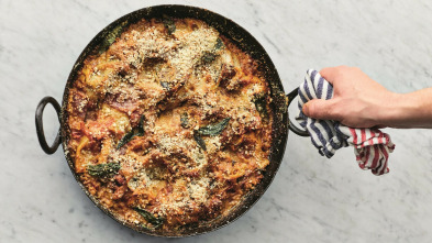 Recetas fáciles y... (T1): Lasaña de berenjenas desaliñada