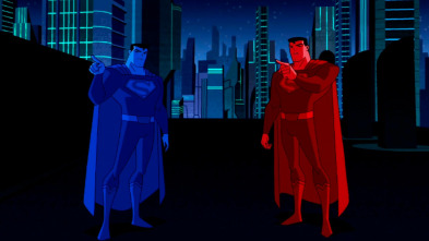 Justice League Action,...: Superman rojo vs Superman azul