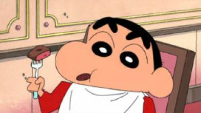 Shin Chan (T1): Ep.382 Vemos a Shin Chan en la prehistoria: Parte 1 y 2 / Se pelean por las judías