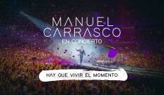 Manuel Carrasco en concierto. Hay que vivir el momento