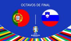 Octavos de final. Octavos de final: Portugal - Eslovenia