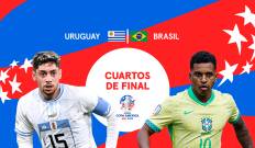Cuartos de final. Cuartos de final: 06/07/2024 Uruguay - Brasil